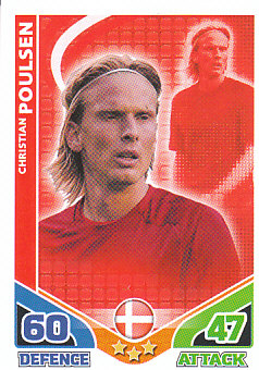 Christian Poulsen Denmark 2010 World Cup Match Attax #50